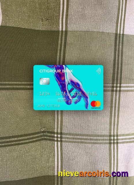 USA Citigroup Bank mastercard photolook